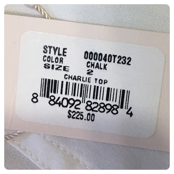 NWT! Silk! Rebecca Taylor Charlie Silk Top - Picture 8 of 8